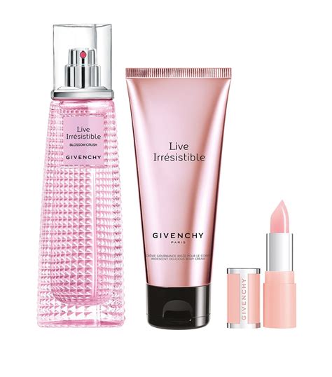 givenchy live irresistible body lotion|Givenchy irresistible perfume gift set.